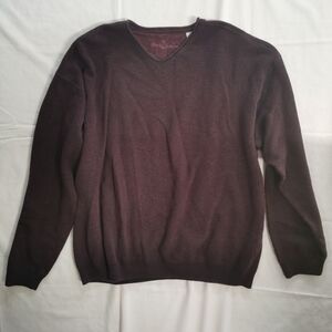 Tommy Bahama Men's Long Sleeve Burgundy Sweater XXL